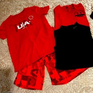 Lot of UA large boys youth outfits